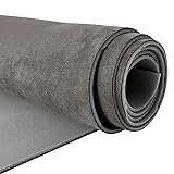 Halero 85“ × 60“ Dark Gray Car Suede Headliner