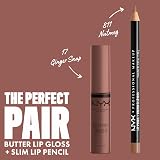 NYX Butter Gloss Lip Gloss 17 Ginger Snap Cruelty Free Moisturizing Shine view 4