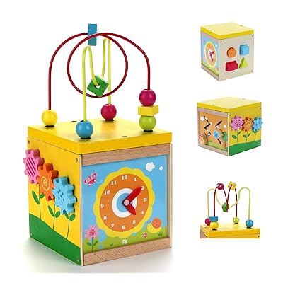 wooden cube toy baby