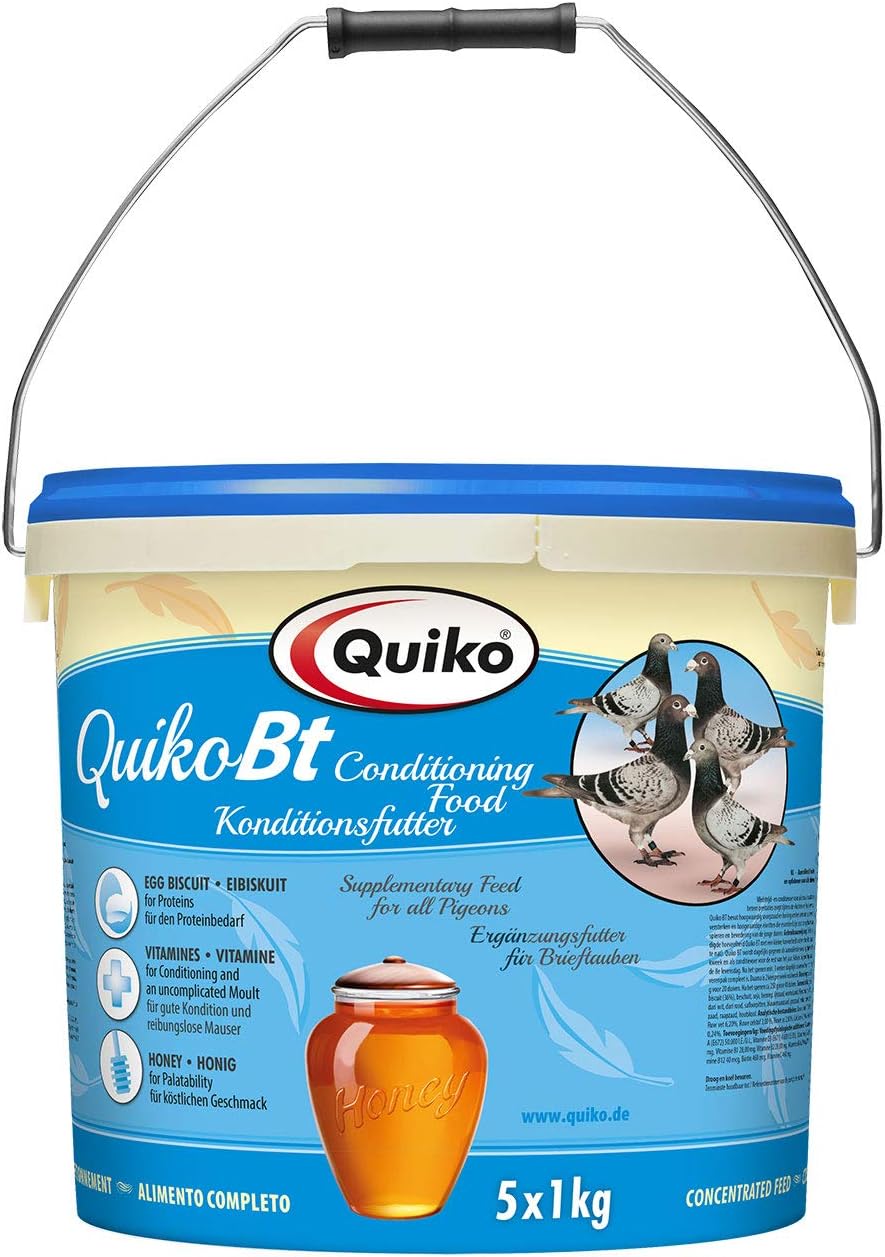 Quiko Bt Supplementary food for all pigeons 5kg - travel and condition food for racing and ornamental pigeons