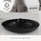 Morphy Richards Venture Pyramid Kettle 1.5L Brushed Stainless Steel 3kW view 6