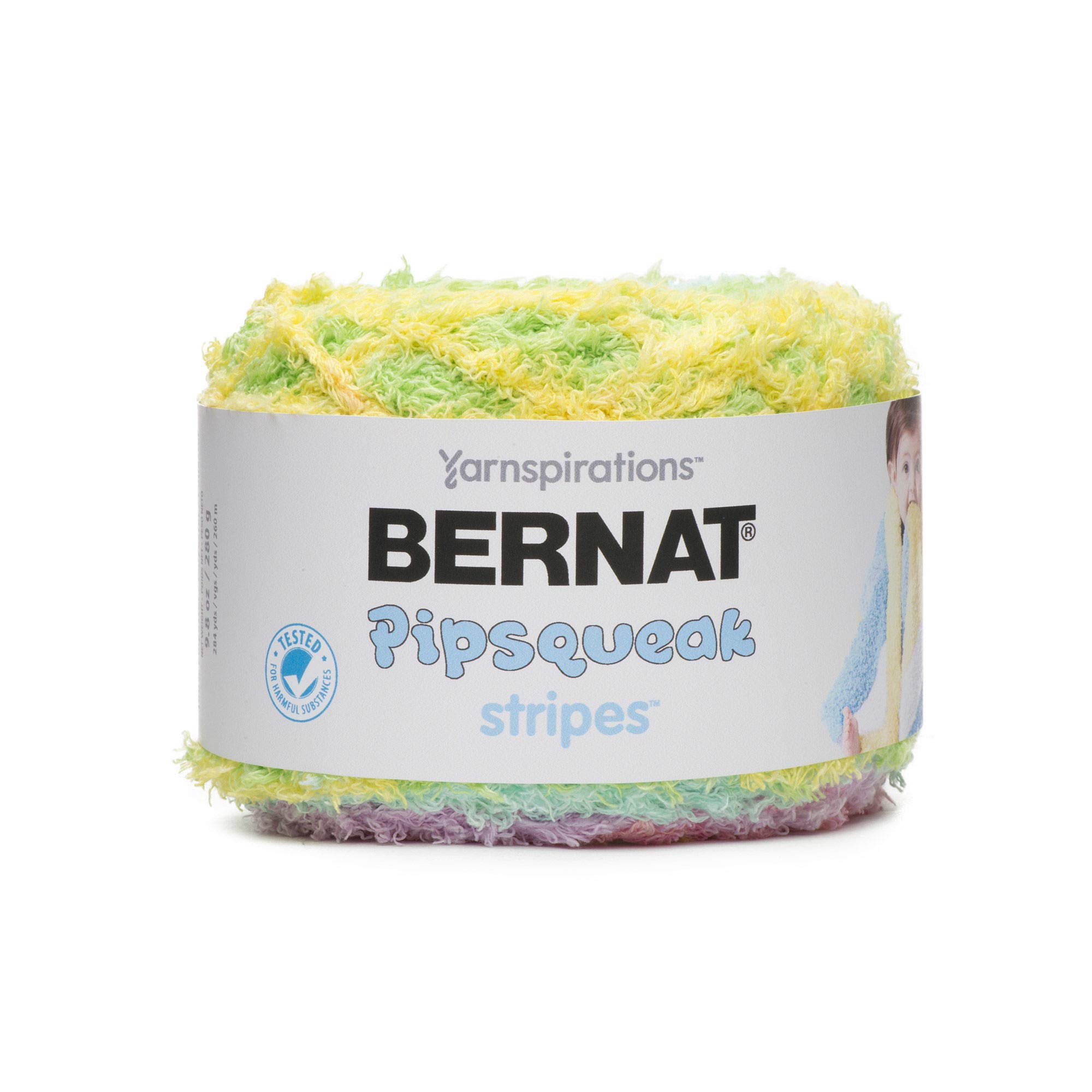 Bernat Pipsqueak Stripes Yarn- 280g- Birdsong