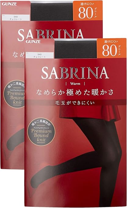 Amazon グンゼ タイツ サブリナ ウォーム なめらか極めた暖かさ 80デニール 同色2足組 Sbw23 レディース タイツ 通販