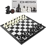 Snocyo Magnetic Folding Chess Set Board with Pieces for Kids Adults Travel view 1