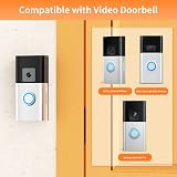 Dunear No-Drill Doorbell Mount for Video Doorbell 1 2 3 4 Battery Plus Pro view 2