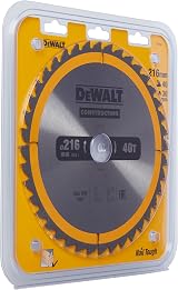 DeWalt DT1953-QZ Construction Circular Saw Blade 216mm x 30mm 40T view 2