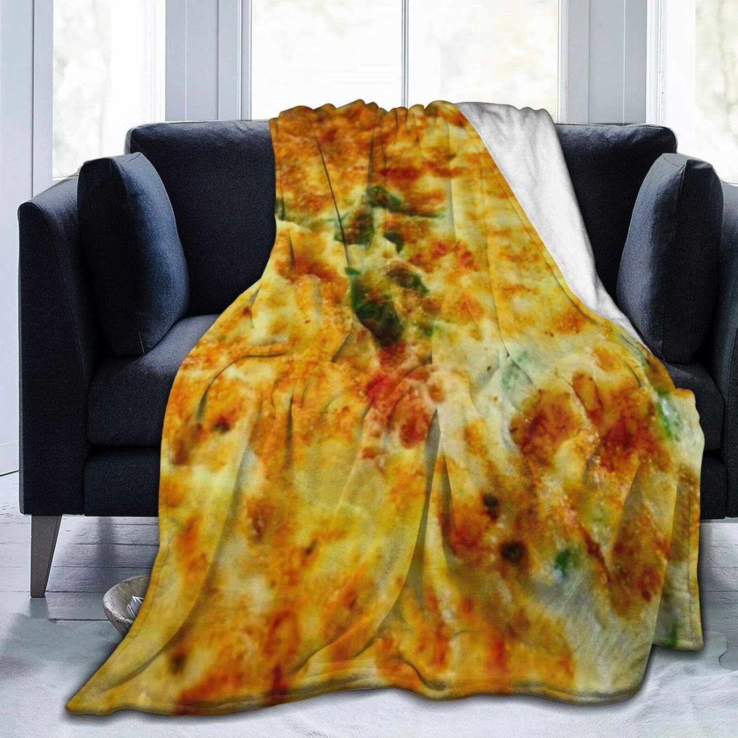 Naiagiri Omelette Sofa Throw Blanket Flannel Super Soft Fleece