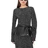 Lele Sadoughi Women's Faux Leather Peplum Belt