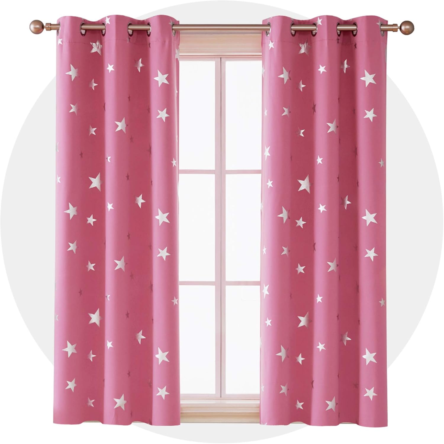 Amazon Com Deconovo Solid Thermal Insulated Blackout Curtains