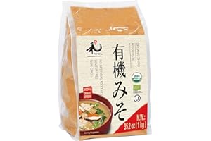 YUHO Organic Miso Paste 2.2lbs Kosher Gluten-Free No Preservatives No MSG USDA EU Organic 35.2Oz