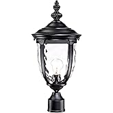 John Timberland Bellagio 21 1/4" High Country Traditional Outdoor Post Light Fixture Pole Porch House Exterior Lantern Weathe