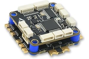 AERO SELFIE F405 Flight Controller with 60A 8 bit ESC 30x30 Stack: Supports 2-6S LiPo, O3, Dual BEC, Compatible with Betaflight, INAV, Ardupilot for FPV & Racing Drones
