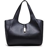 Anne Klein Womens Large Tote with Pouch, Black