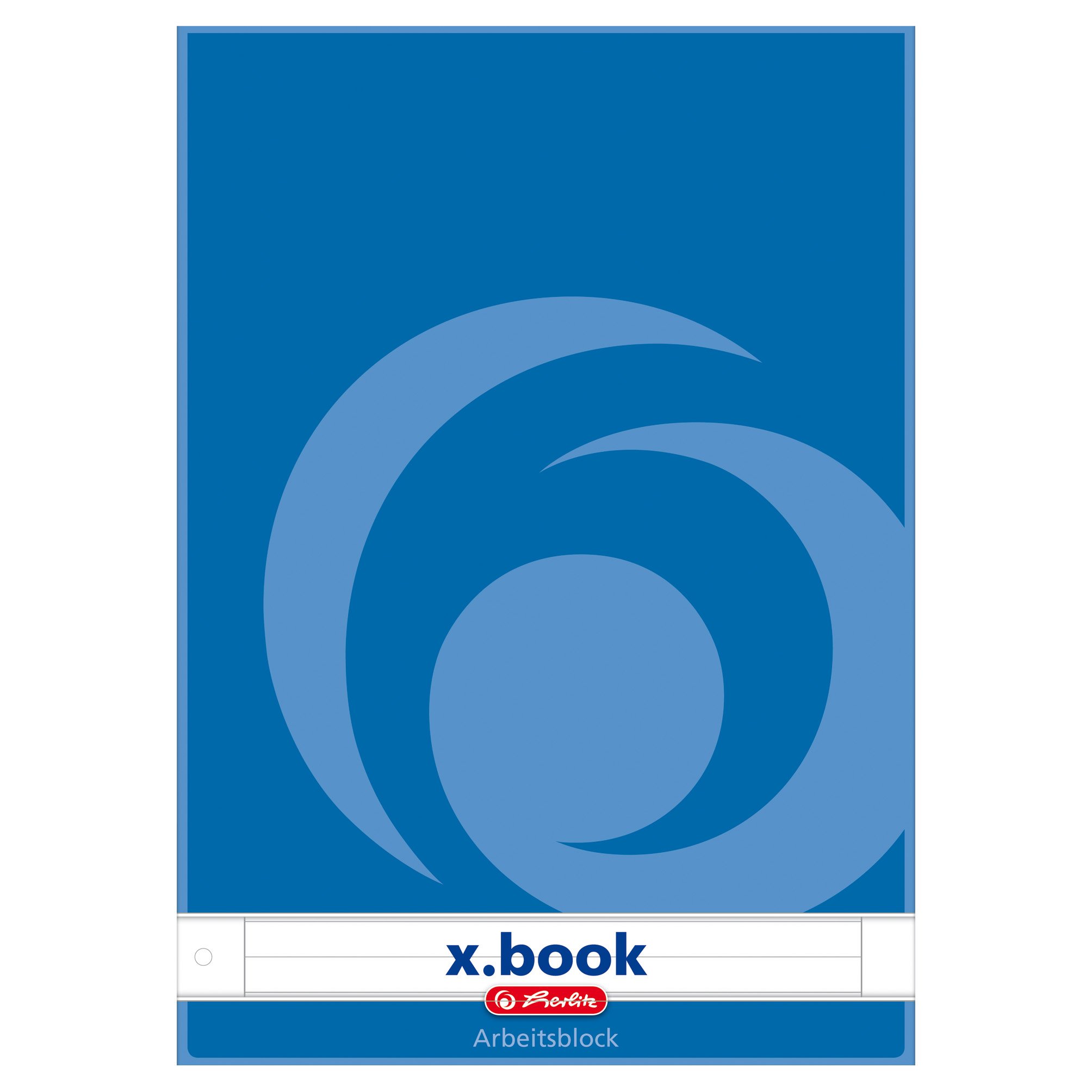 Herlitz A4 Ruled Writing Pad (50 Sheets per Pad, Pack of 5)