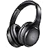 Active Noise Cancelling Headphones, Boltune Bluetooth 5.0 Over Ear Wireless Headphones with Mic Deep Bass, Comfortable Protein Earpads 30H Playtime for Travel Work TV PC Cellphone