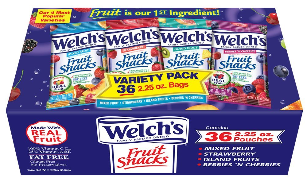 Welchs Grape Fruit Snacks, 5Ounce (Pack of 12)