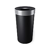 Umbra Vento Kitchen Trash Can with Open Top, Large