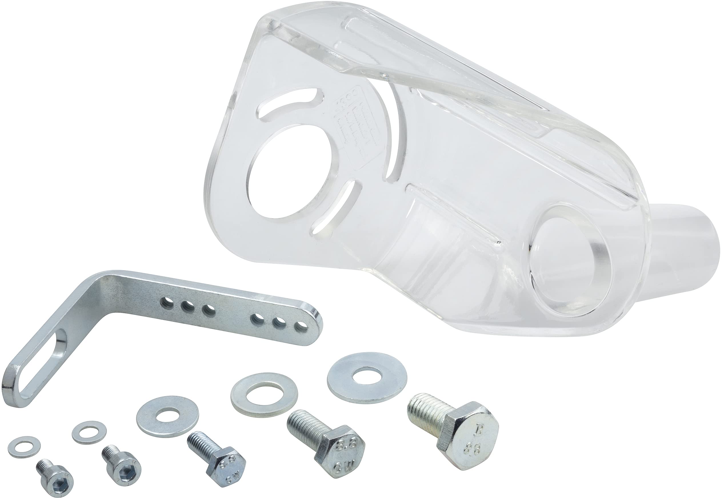 wolfcraft Extraction Hood for Angle Grinder I 4399000 I for Reliable dust Removal for Safe Woodworking