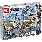 LEGO Marvel Avengers Compound Battle 76131 Building Set Includes Toy Car, Helicopter, and Popular Avengers Characters Iron Ma