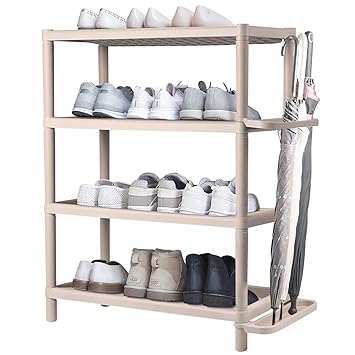 Amazon Pexfix シューズラック 靴棚 傘立て付き 靴収納ボックス 大