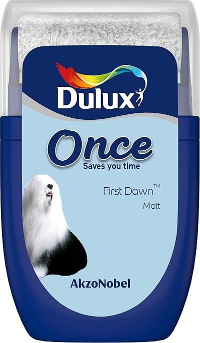 Dulux 5268014 Once Tester Paint First Dawn 30ml One Coat Quick Dry Water Based