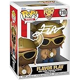 Flavor Flav #310 Facsimile Signed Reprint Laser Autographed Funko POP! Rocks Figurine with Protector Case