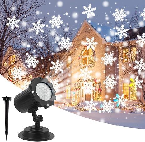Proiettore Luci Natale Amazon.Proiettore Luci Led Natale Proiettore Fiocchi Di Neve Star Spotlight Di Paesaggio Lampada Led Con Impermeabile Wireless Telecomando Rotante Giardino Led Luce Per Natale Amazon It Illuminazione