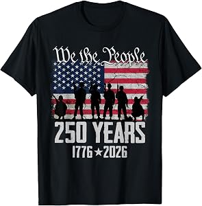 250th Anniversary USA Patriotic 250 Years 4th July American T-Shirt