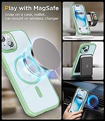 SUCGLES for iPhone 15 Plus Case with