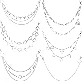 Silver Chain Belt, Jeans Pants Chains Pocket Punk Hip Hop Y2k Goth Accessories Metal Wallet Chain for Men Women