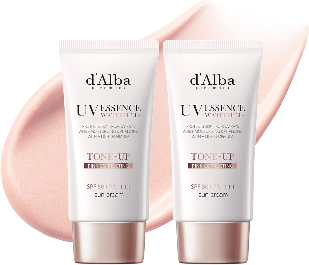 d'Alba Piedmont Waterfull Tone-Up Suncreen SPF 50+ PA++++ 50ml x2