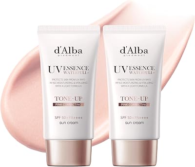 d'Alba Piedmont Waterfull Tone-Up Suncreen SPF 50+ PA++++ 50ml x2
