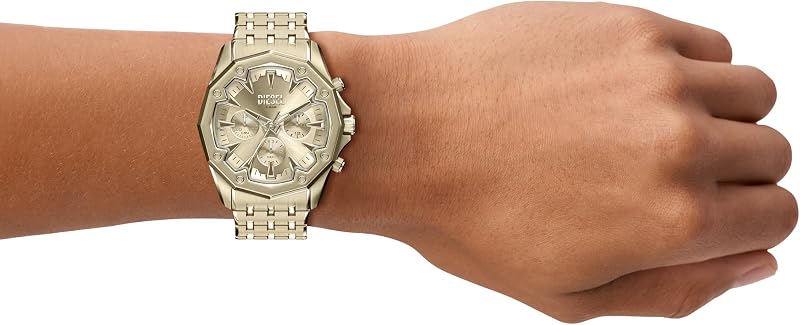 Stinger Uomo Orologio 46MM in acciaio inossidabile color oro, DZ4707 — foto 2 di 6