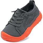 LeIsfIt Toddler Shoes Girls Boys Wide Barefoot Shoes Kids Breathable Sneakers Slip on Tennis Shoe Lightweight Sneakers