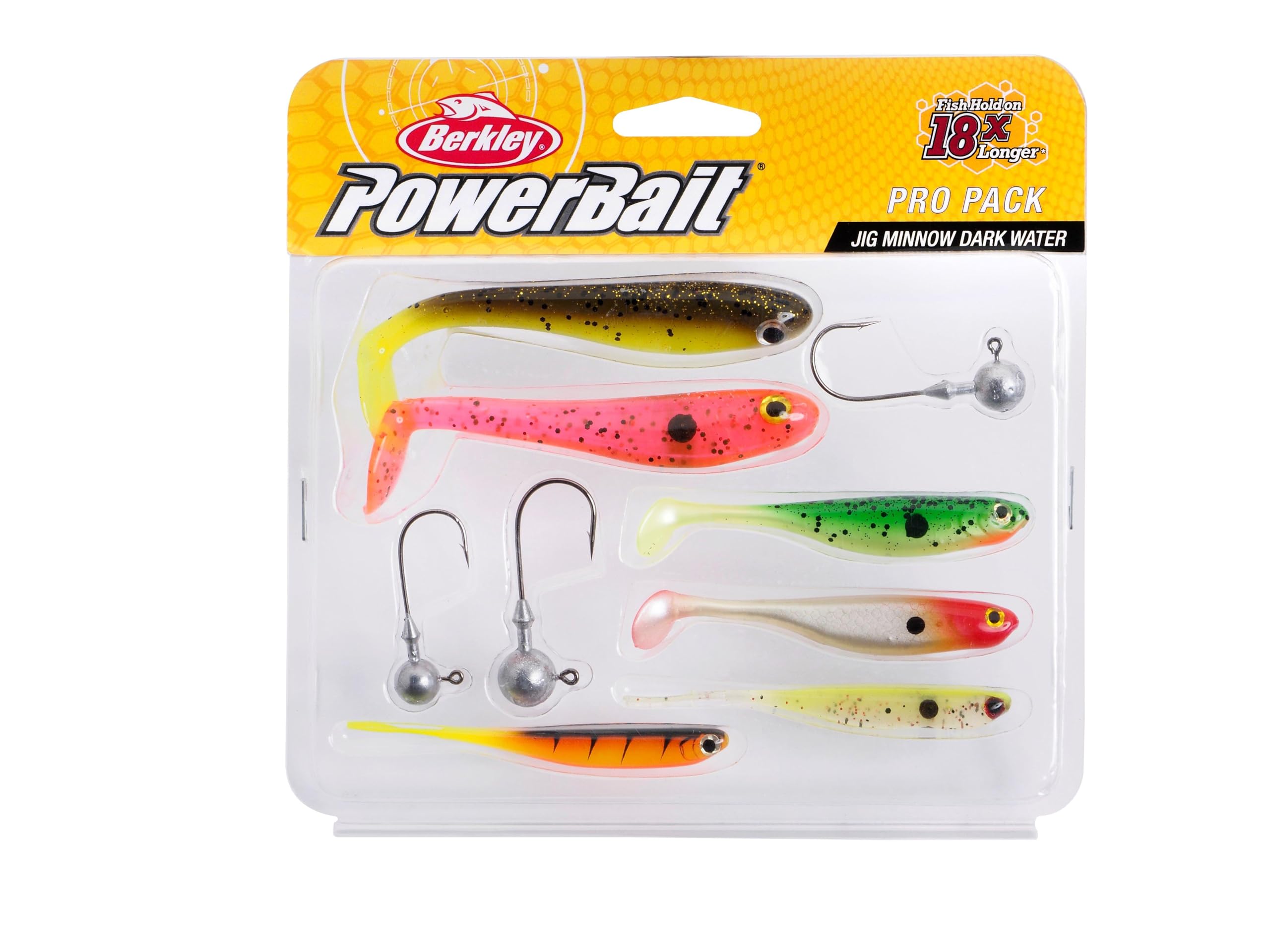 Berkley Pro Pack Jig Minnow Dark Water, Kits, Mixed Colours, Varied