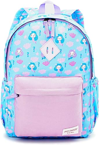 Amazon リュック 子供 キッズ バッグ 幼稚園 通園 入園 入学 かわいい 低学年 男の子 女の子 遠足 お祝い プレゼント 紫の人魚 The Crafts リュックサック
