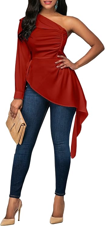 blusas asimetricas elegantes