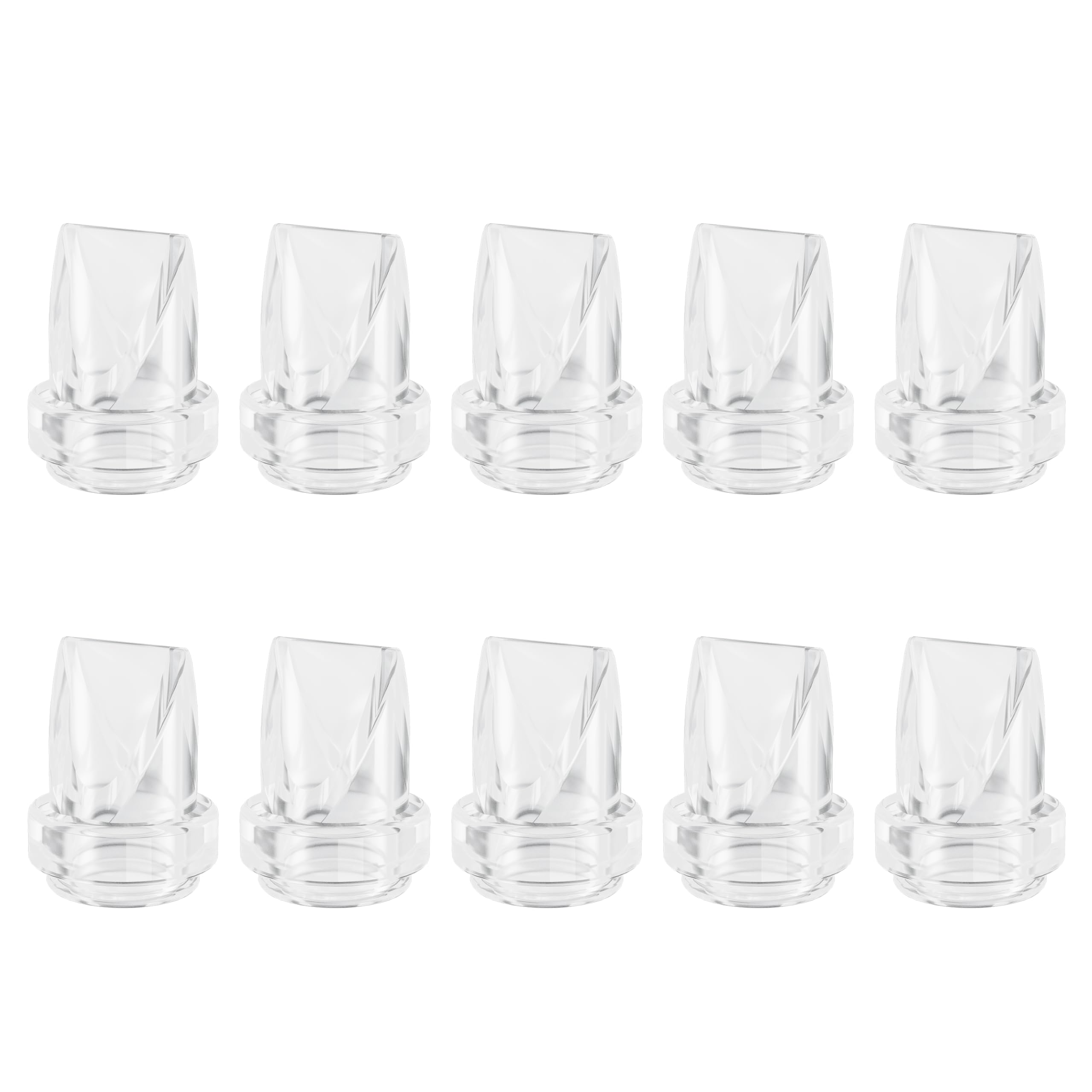 Photo 1 of 10-Counts S32 Model Duckbill Valves Compatible with eufy S1 pro/S1/E20/E10, Fit for Lansinoh Discreet Duo/Nuliie/Motif Aura Glow S32 Pump, Replace for eufy Pump Valves Parts