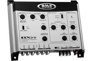 Boss Audio Bx55 2/3 Way Pre-amp Car Electronic Crossover with Remote Subwoofer Control Maximum Input Voltage 4.5 Volts Maximu