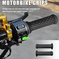 Gasedin 2 PCS Motorcycle Hand Grips, 7.8" Anti-Slip