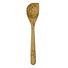 Talisman Designs Beechwood Corner Spoon, Woodland Design, Laser Etched Art, 12-inches Long
