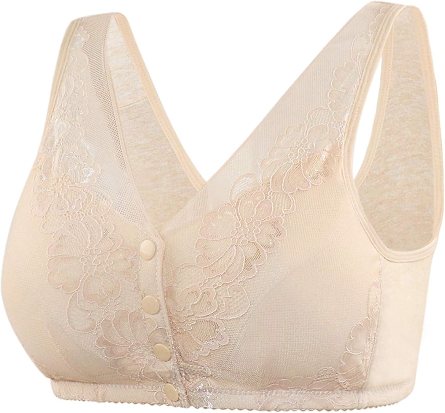 Betory Women's Lace Bras for Big Bust Full Figure Wonderwire Front