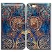 Bcov Case for iPhone 6s/iPhone 6, Bcov Gorgeous Colours Circle Card Slot Wallet Leather Cover Case for iPhone 6 6S