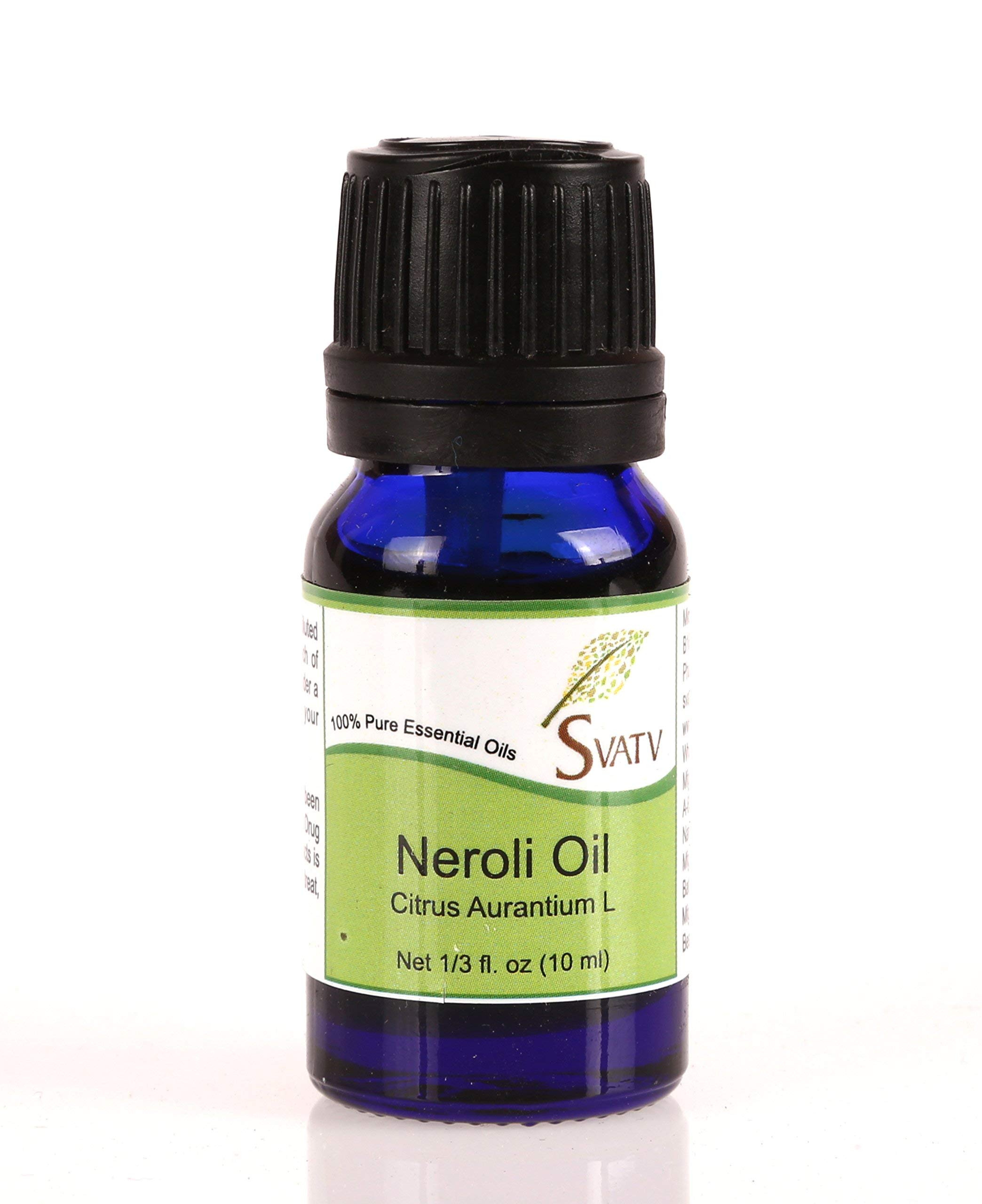 SVATV Neroli Essential Oil Therapeutic Grade Aromatherapy Oils Fragrance Oil for Diffuser Yoga Massage & DIY Personal Care 10 ml