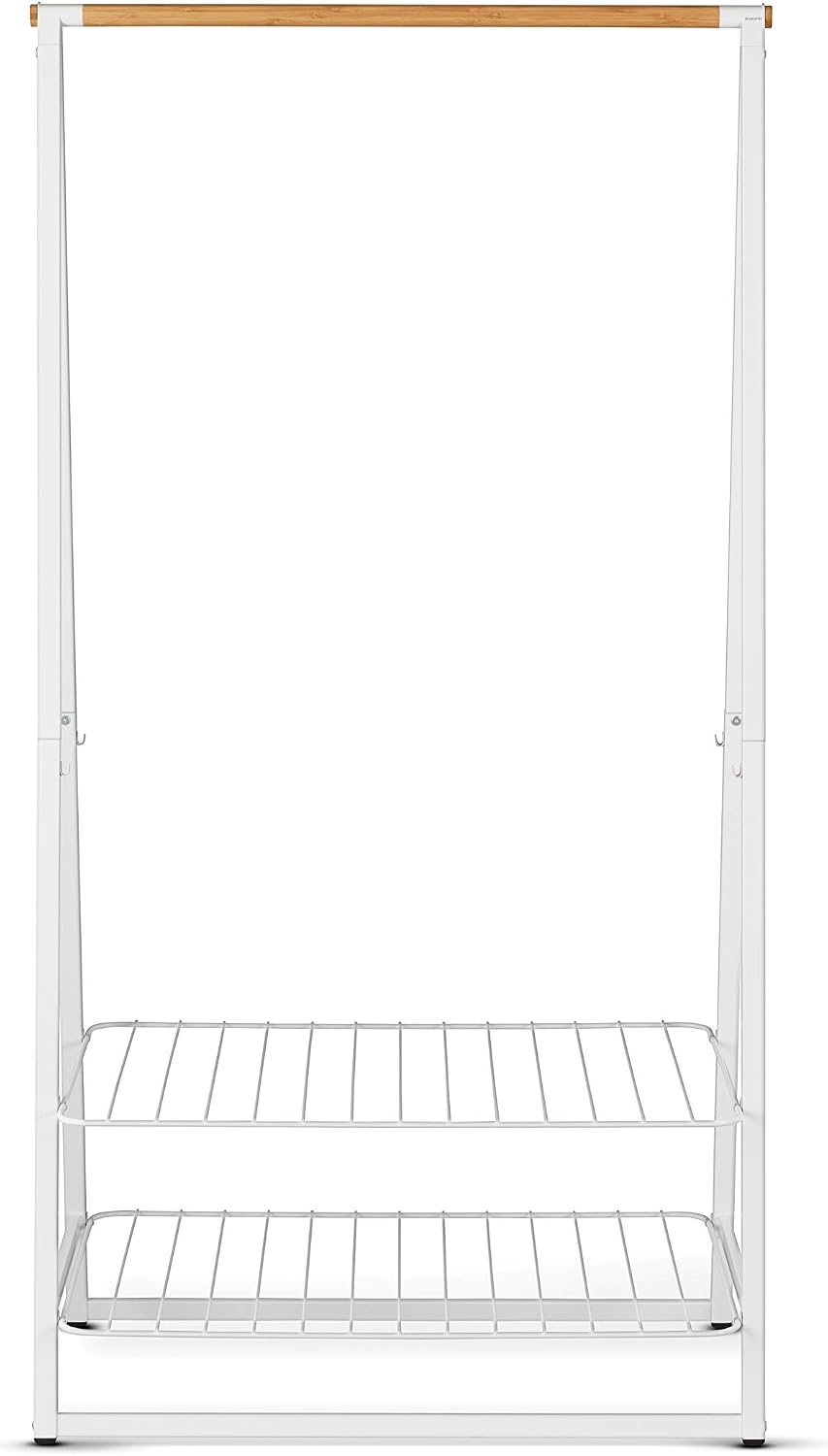 Brabantia, Linn Clothes Rack, Large, Multi-functional Hanging space, Airing or Drying Shelves, Hangs up to 28 Items