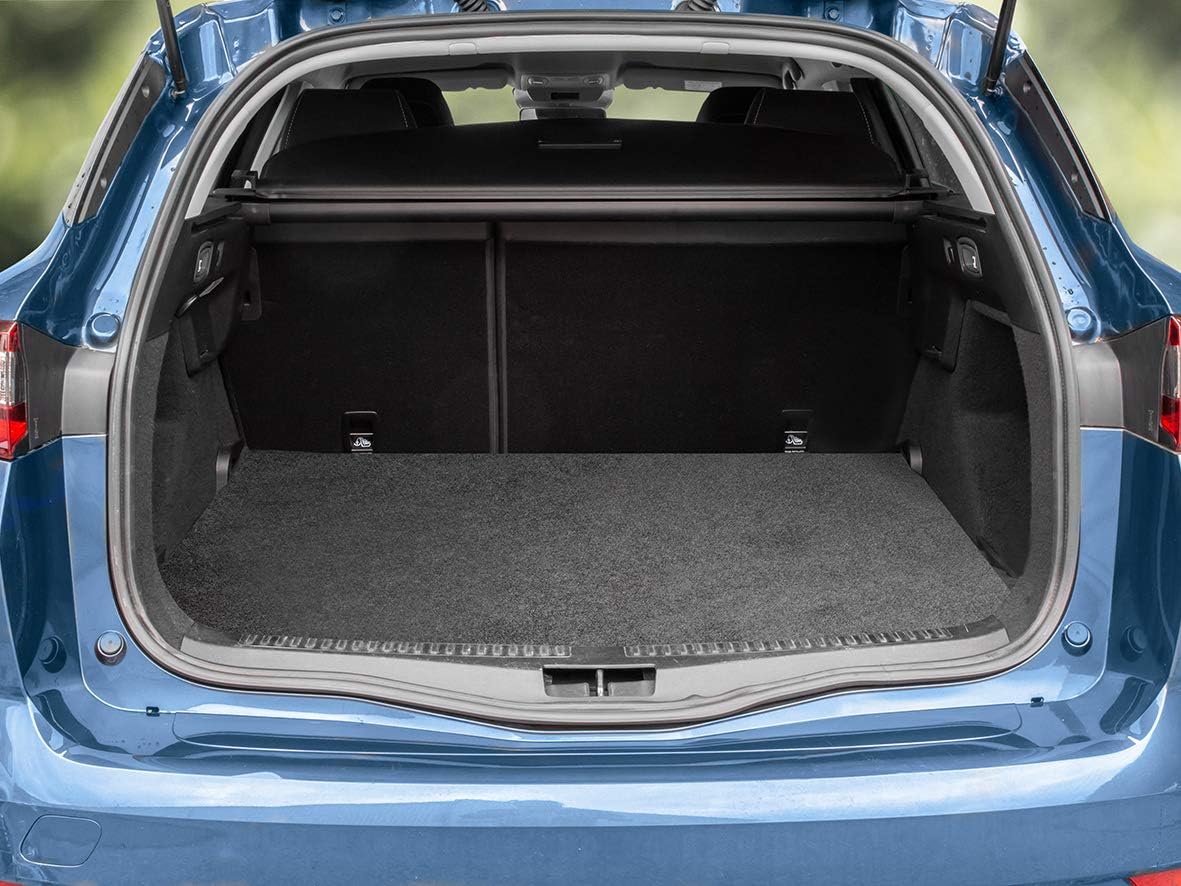 EUFAB 28023 Universal Car Boot Carpet 110 cm x 150 cm Trimmable, Black - Image 4