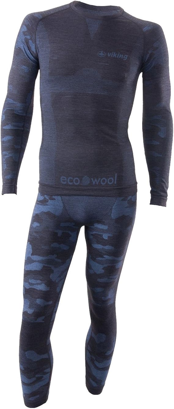 Viking Men's Thermal Underwear Set Long Sleeve & Trousers Baselayer LAN