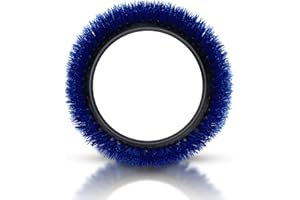 FIX ZHANG 237058 Blue Crimped Polypropylene Scrub Orbiter Brush Replacement for Oreck Commercial ORB550MC, ORB600MW and ORB700MC Orbiter Floor Machines, 10.5” Bristle to Bristle Outer Dimensions