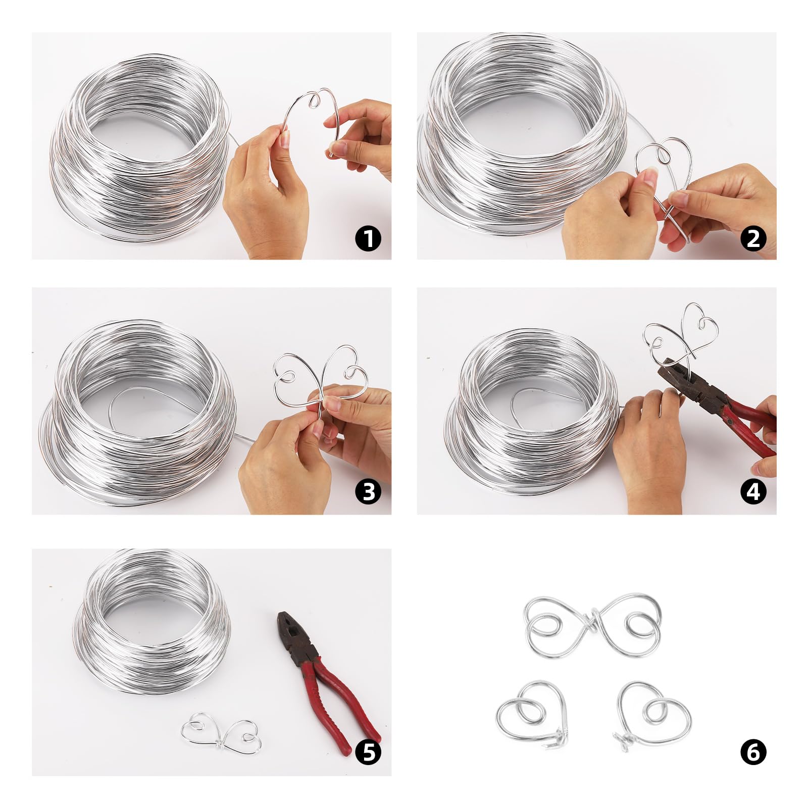 98.4 Feet 3mm Aluminum Wire, Bendable Metal Craft Wire, Armature Wire for Sculpting, Making Dolls Skeleton DIY Crafts (Silver, 30 m x 3 mm, 1 Roll)