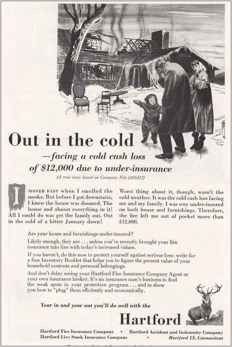 Amazon.com: RelicPaper 1953 Hartford Insurance: Out in the ...